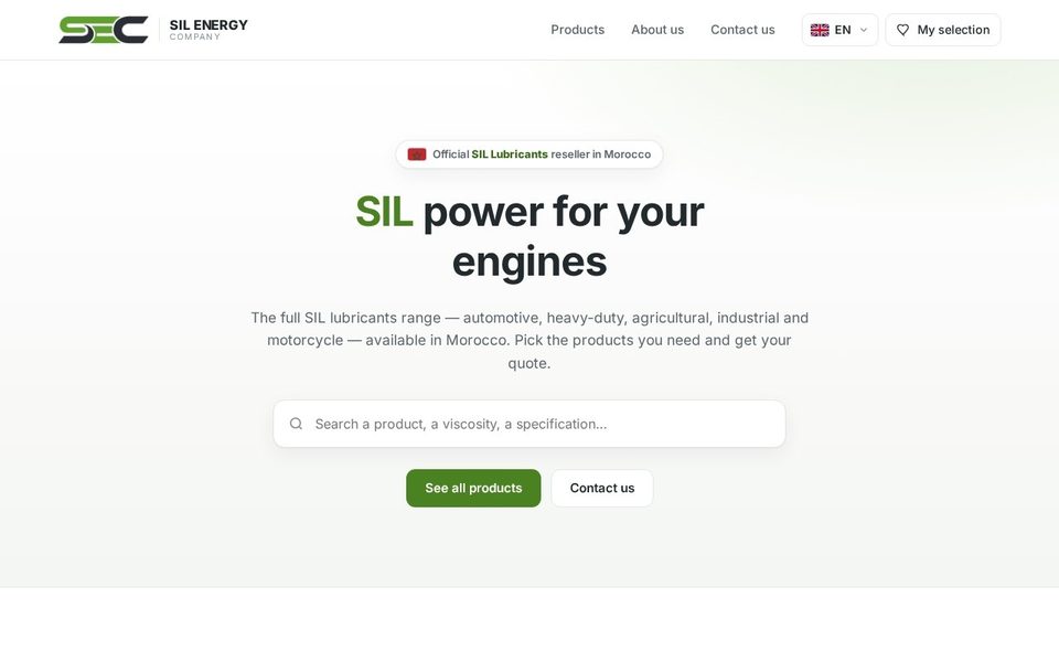 Capture du site SIL Energy Company
