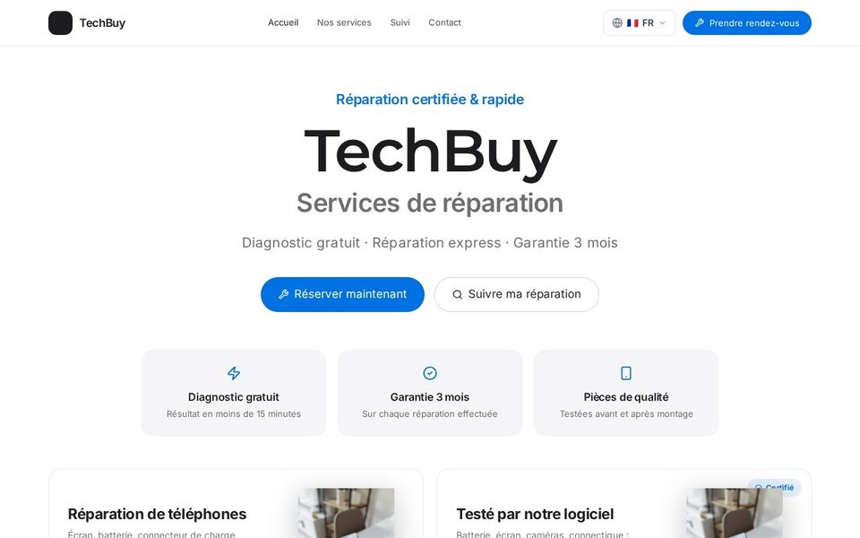 Capture du site TechBuyFix